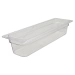 Cambro 1/2 Size Camwear Food Pan, 4in x 10in x 20 7/8in, Clear