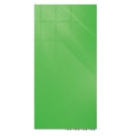 Ghent Aria Low-Profile Magnetic Glass Whiteboard, 96in x 48in, Green