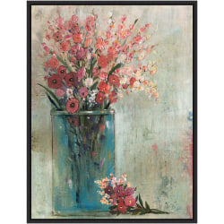 Amanti Art Blossoms on Birch II by Cheri Blum Framed Canvas Wall Art Print, 22inH x 22inW, Graywash