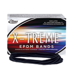 Alliance Rubber X-Treme File Bands, Black, 1 Lb Box, 200 Bands per Box