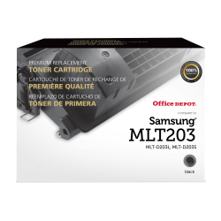 Office Depot Brand Remanufactured High-Yield Black Toner Cartridge Replacement For Samsung MLT-203, ODMLT203