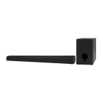 iLive Bluetooth Sound Bar With Wireless Subwoofer, Black