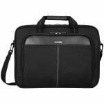 Targus Classic Slim TCT027US Carrying Case (Briefcase) for 15in to 16in Notebook - Black - TAA Compliant - Shock Absorbing, Wear Resistant, Tear Resistant - Polyester, Polyurethane Body - Trolley Strap, Handle, Shoulder Strap