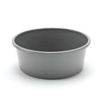 Medline Round Plastic Washbasins, 5 Qt, Graphite, Pack Of 50