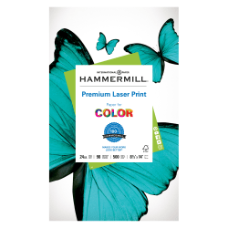 Hammermill Multi-Use Print & Copy Paper, Legal Size (8 1/2in x 14in), 24 Lb, White, Ream Of 500 Sheets