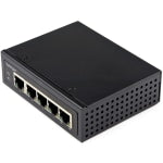 StarTech.com Industrial 5 Port Gigabit PoE Switch 30W - Power Over Ethernet Switch - GbE POE+ Network Switch - Unmanaged - IP-30 - 5 Port Gigabit PoE switch 30W PSE power per port to devices w/GbE on Cat5e/6