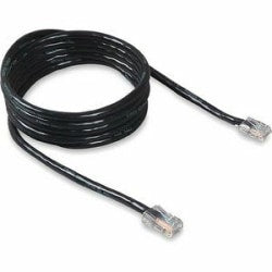 Belkin Cat5E Patch Cable - RJ-45 Male - RJ-45 Male - 25ft - Black