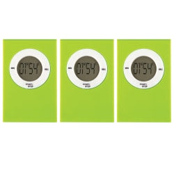 Teacher Created Resources Magnetic Digital Timers, Aqua, Pack Of 3 Timers