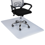 Mind Reader PVC Office Chair Mat For Hard Floor, 35-1/4inW x 47inD, Clear