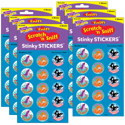 Trend Sparkle Stickers School Days Fun Stickers - Fun Theme/Subject (Apple Dazzlers, Twinkling Stars, Merry Music, Brilliant Birthday, Sunny Smile, Star Bright) Shape - Multicolor - 648 / Pack