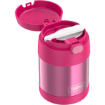 Thermos FUNtainer Stainless Steel Food Jar 10Oz - Food Storage - Dishwasher Safe - Pink - Stainless Steel Body