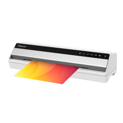 Fellowes Saturn 3i 125 12.5in Laminator With Combo Kit, 4 1/8inH x 20 7/8inW x 5 3/4inD, Silver/Black