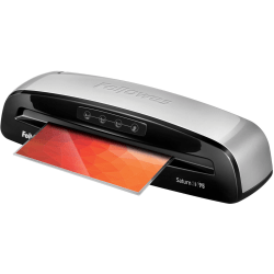 Fellowes Saturn 3i 95 Thermal Laminator With Combo Kit, 9.5in Wide, Silver/Black