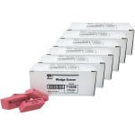 Charles Leonard Wedge Erasers, Pink, 2-5/8in x 1in, 36 Erasers Per Box, Pack Of 6 Boxes