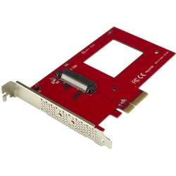 StarTech.com U.2 to PCIe Adapter for 2.5in U.2 NVMe SSD - SFF-8639 PCIe Adapter - x4 PCI Express 3.0 - NVMe PCIe Adapter - U.2 PCIe Card