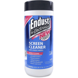 Endust For Electronics Screen Cleaner Wipes, Pack Of 70