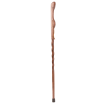 Brazos Walking Sticks Hitchhiker Twisted Oak Walking Stick, 58in, Red