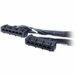 APC Cat.6 UTP CMR Data Distribution Cable - RJ-45 Female - RJ-45 Female - 21ft - Black