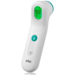 Braun Digital Thermometer - Easy to Use, Easy-to-read Measurement, Color Coded Screen, Fever Indicator, Backlit Digital Display - For Forehead