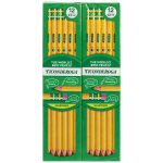 Ticonderoga Pencils, Presharpened, #2 Lead, Soft, Pack of 12