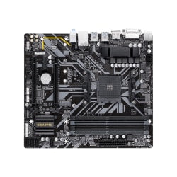 Gigabyte B450M DS3H - 1.0 - motherboard - micro ATX - Socket AM4 - AMD B450 Chipset - USB 3.1 Gen 1 - Gigabit LAN - onboard graphics (CPU required) - HD Audio (8-channel)