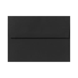 LUX Invitation Envelopes, A7, Peel & Stick Closure, Midnight Black, Pack Of 250