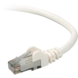 Belkin Cat. 6 UTP Patch Cable - RJ-45 Male - RJ-45 Male - 25ft - White