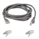 Belkin Cat6 UTP Patch Cable - RJ-45 Male - RJ-45 Male - 20ft - Gray