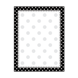 Barker Creek Paper Set, 8 1/2in x 11in, Chevron & Dots, Pack Of 200 Sheets