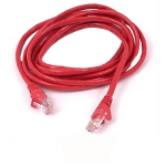 Belkin Cat6 Cable - RJ-45 Male - RJ-45 Male - 10ft - Red