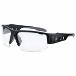 Ergodyne Skullerz Safety Glasses, Dagr, Matte Black Frame, Clear Lens