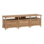 Sauder Coral Cape Entertainment Credenza For 70in TVs, 20-5/8inH x 67-3/8inW x 19inD, Sindoori Mango