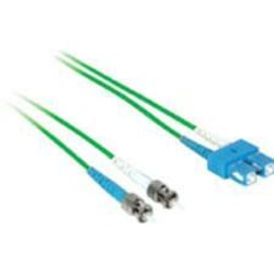 C2G-3m SC-ST 9/125 OS1 Duplex Singlemode PVC Fiber Optic Cable - Green - 3m SC-ST 9/125 Duplex Single Mode OS2 Fiber Cable - Green - 10ft