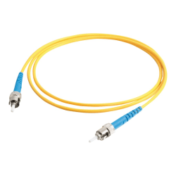 C2G 15m ST-ST 9/125 Simplex Single Mode OS2 Fiber Cable - Plenum CMP-Rated - Yellow - 50ft - Patch cable - ST single-mode (M) to ST single-mode (M) - 15 m - fiber optic - simplex - 9 / 125 micron - OS2 - plenum - yellow