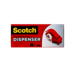 Scotch Packaging Tape Hand Dispenser, 3in Core, 2in x 60 Yd