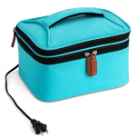 HOTLOGIC Portable Personal Expandable Mini Oven XP, 4-1/2inH x 7-1/2inW x 9-1/2inD, Teal