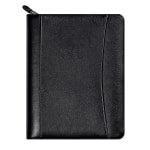 FranklinCovey Sedona Leather Binder And Starter Pack Organizer, 5 1/2in x 8 1/2in, Black (34687)