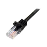 StarTech.com Cat5e Snagless UTP Patch Cable, 3ft, Black