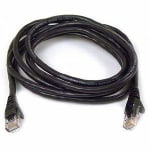 Belkin 700 Series Cat.5e Patch Cable - RJ-45 Male - RJ-45 Male - 12ft - Black