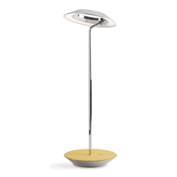 Koncept Royyo LED Desk Lamp, 17-7/16inH, Chrome/Honeydew Felt Base Plate