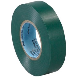 Tape Logic 6180 Electrical Tape, 1.25in Core, 0.75in x 60ft, Green, Case Of 10