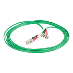 C2G 5m LC-ST 62.5/125 OM1 Duplex Multimode PVC Fiber Optic Cable - Green - Patch cable - LC multi-mode (M) to ST multi-mode (M) - 5 m - fiber optic - duplex - 62.5 / 125 micron - OM1 - green