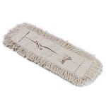 Carlisle Cotton Dust Mop Head, 24in x 5in, White