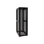 Tripp Lite 45U Rack Enclosure Server Cabinet Doors No Sides 3000lb Capacity - Rack cabinet - black - 45U - 19in