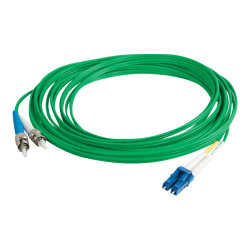 C2G 10m LC-ST 9/125 Duplex Single Mode OS2 Fiber Cable TAA - Green - 33ft - Patch cable - LC single-mode (M) to ST single-mode (M) - 10 m - fiber optic - duplex - 9 / 125 micron - OS2 - green