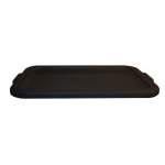 Winco Bus Tub Lid, 1inH x 16inW x 21-7/8inD, Black