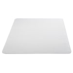 Deflecto SuperMat+ Anti-Microbial Hard Floor Chair Mat, 45in x 53in, Clear