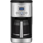 Cuisinart DCC-3200 14-Cup Programmable Coffee Maker, Black/Stainless