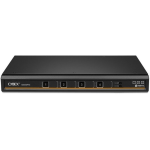 Vertiv Cybex SC800 Secure KVM | Single Head | 4 Port Universal and DPP | USB-C | NIAP version 4.0 Certified (SC845DPHC-400) - Secure Desktop KVM Switches | Secure KVM Switch | Single Head | NIAP Certified | Secure Keyboard