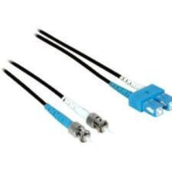 C2G-1m SC-ST 50/125 OM2 Duplex Multimode PVC Fiber Optic Cable - Black - Fiber Optic for Network Device - SC Male - ST Male - 50/125 - Duplex Multimode - OM2 - 1m - Black